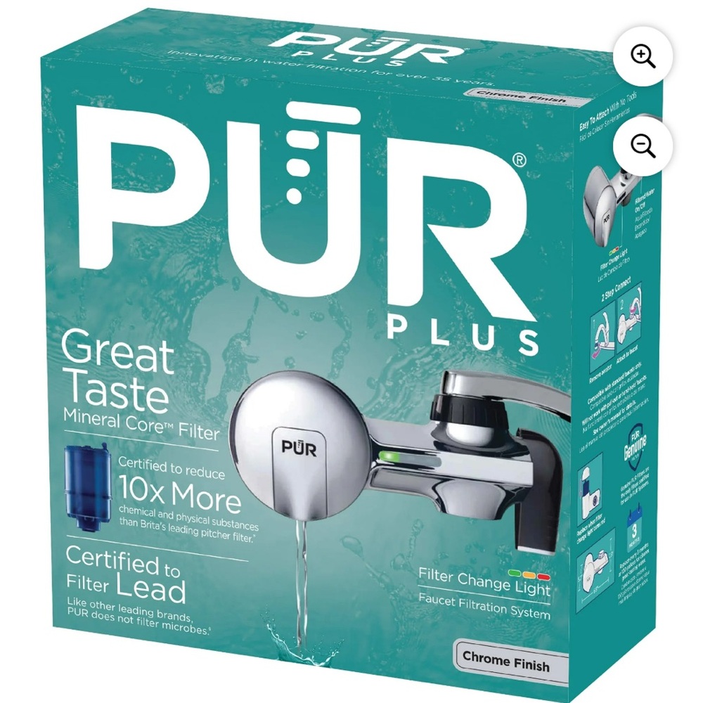 PUR Genuine Filter with Deep Blue Finish
